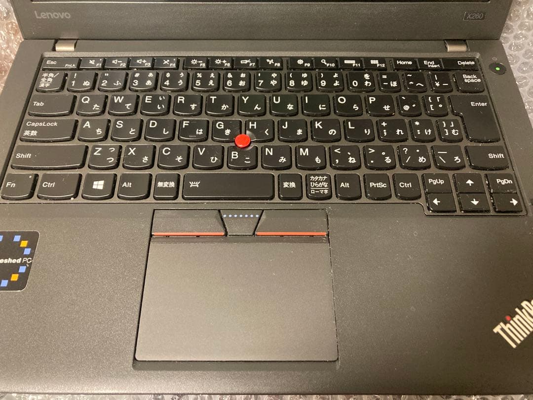 Thinkpad X260 i5 6300U/8GBメモリ/500GB SSD