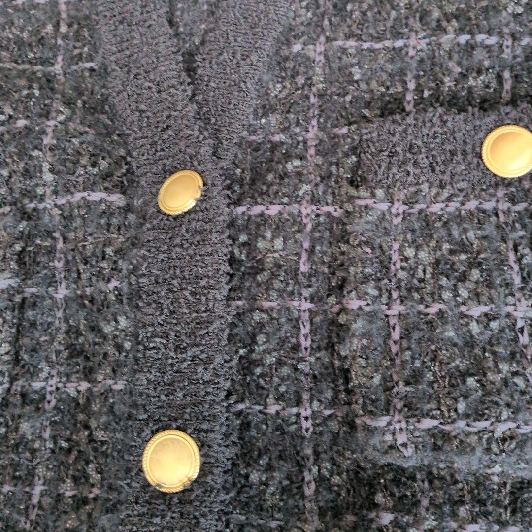 TWEEDニットカーディガン