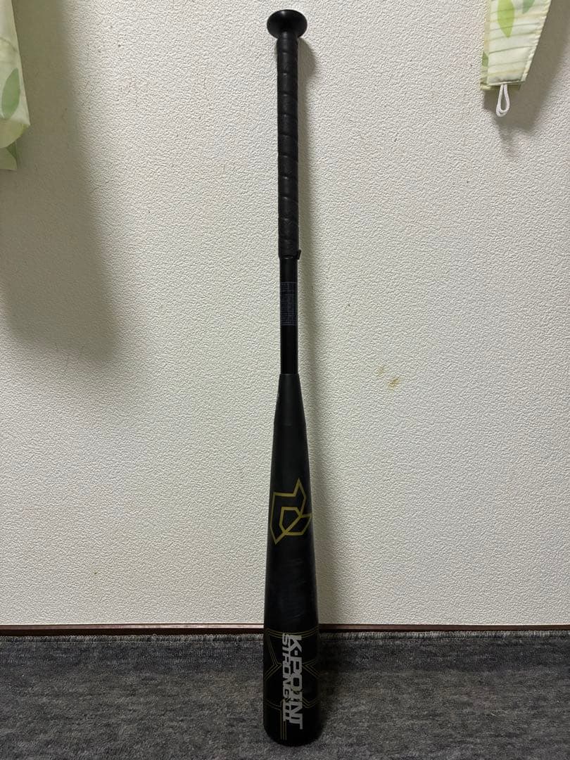 DEMARINI ASPIRE 軟式バット ブラック　ケーポイントストロングⅢ