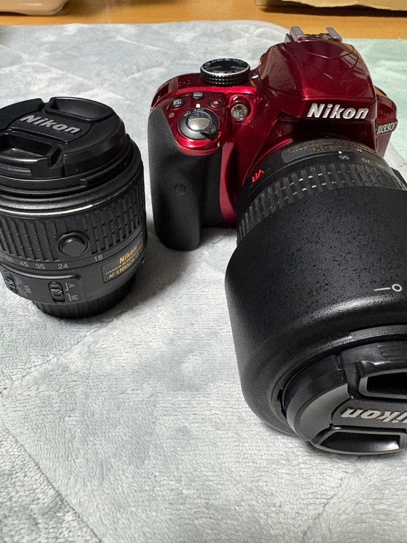 Nikon D3300 デジタル一眼レフカメラ レッド　動作良好
