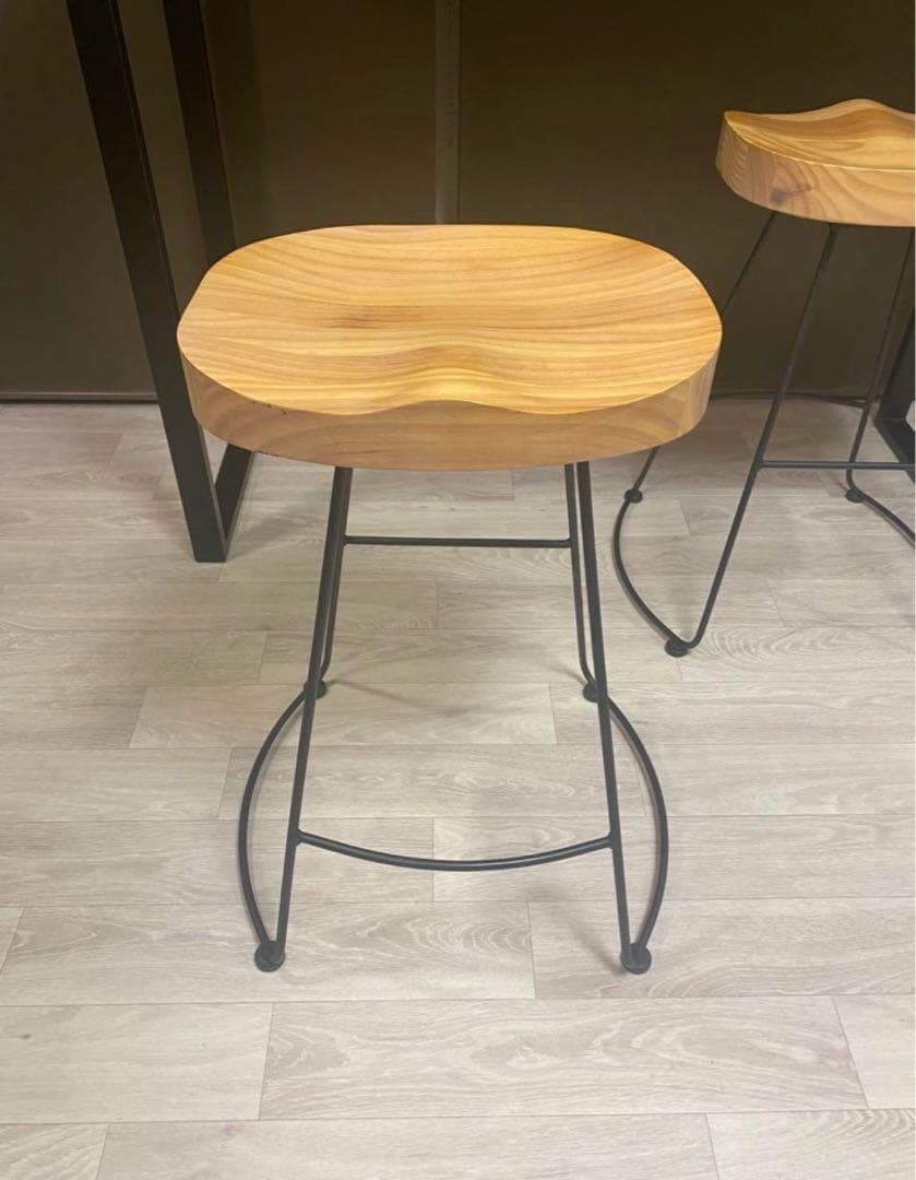 KANADEMONO チェア2脚+机のセット※引取り価格