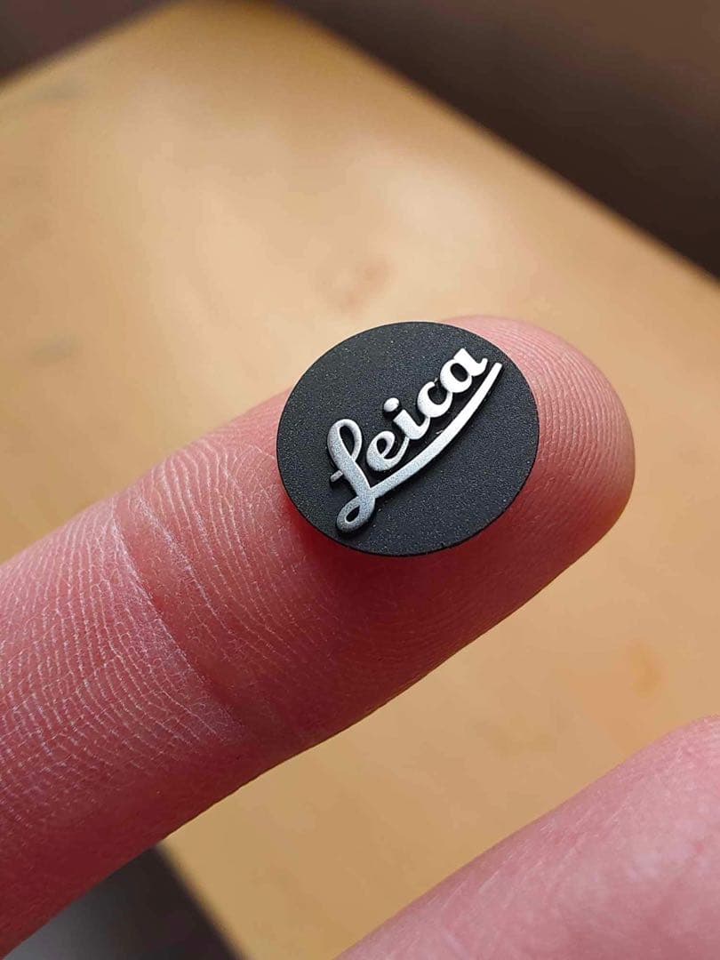 Leica ライカ ロゴマーク 黒ブラックM6-M7-M8-M9-M10-Q2用