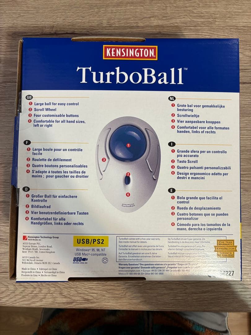 【珍品】Kensington TurboBall トラックボール