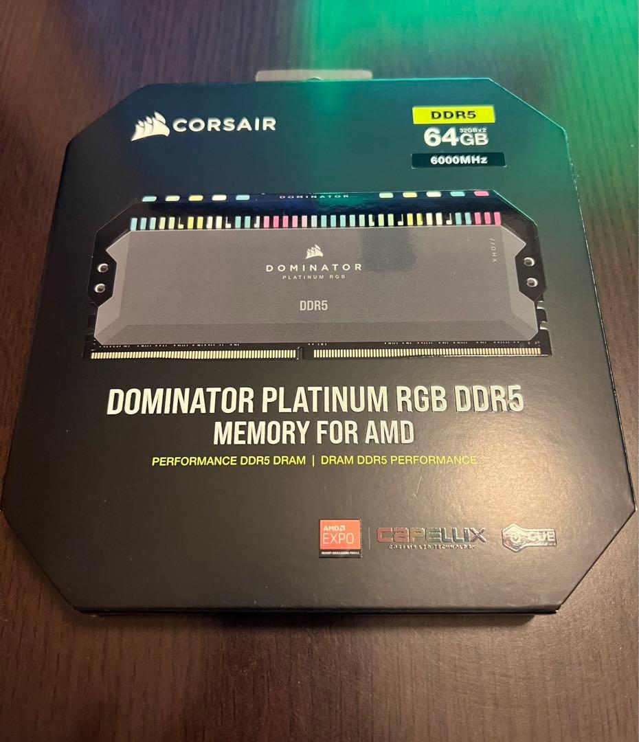 メモリー CORSAIR Dominator Platinum RGB DDR5 64GB