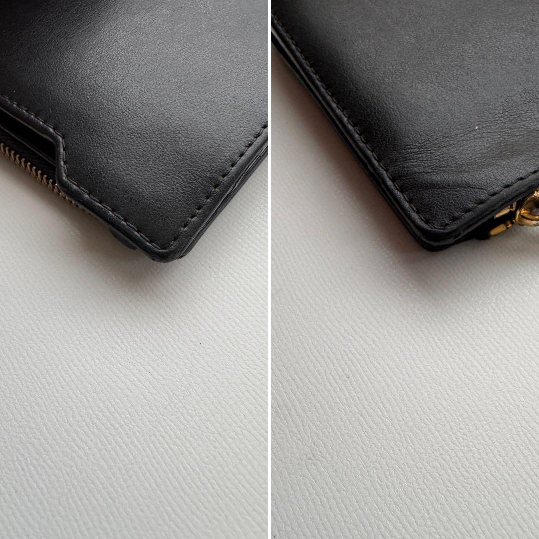 【美品】 975 Versace ヴェルサーチ 2つ折り 長財布