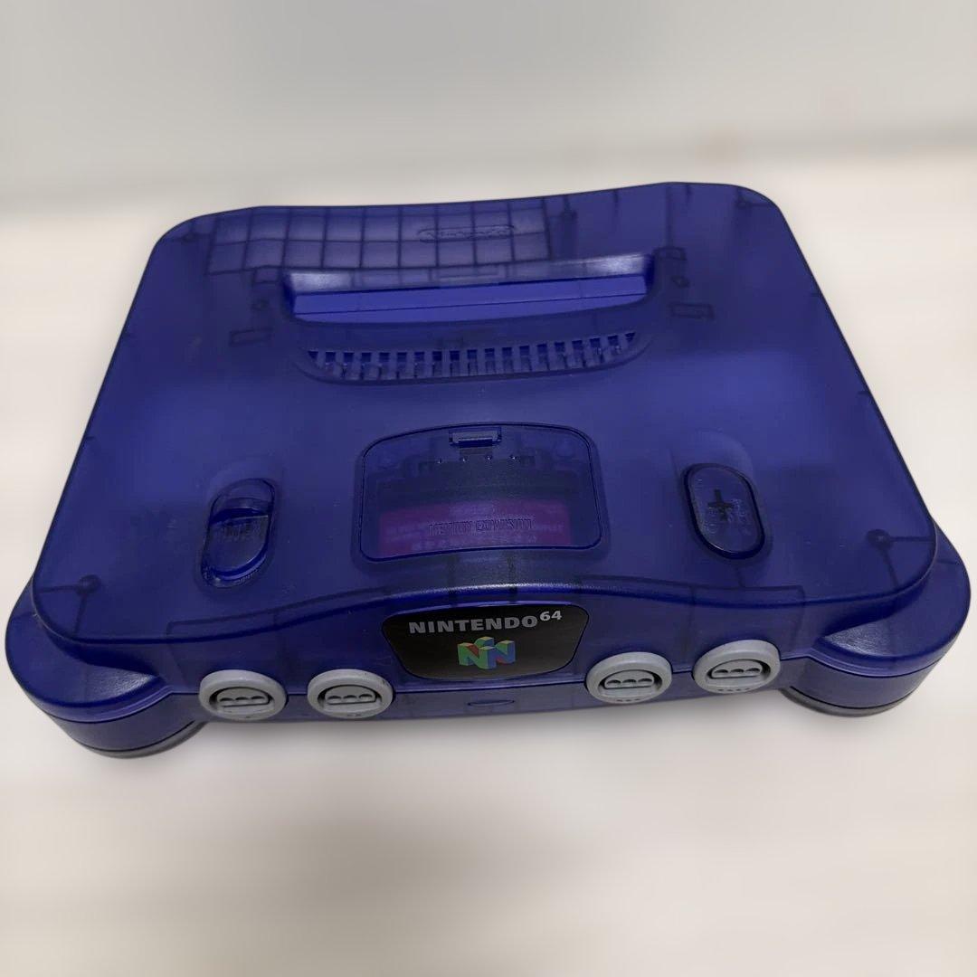 【動作確認済】ニンテンドー６４ 本体 NINTENDO 64 ディープブルー