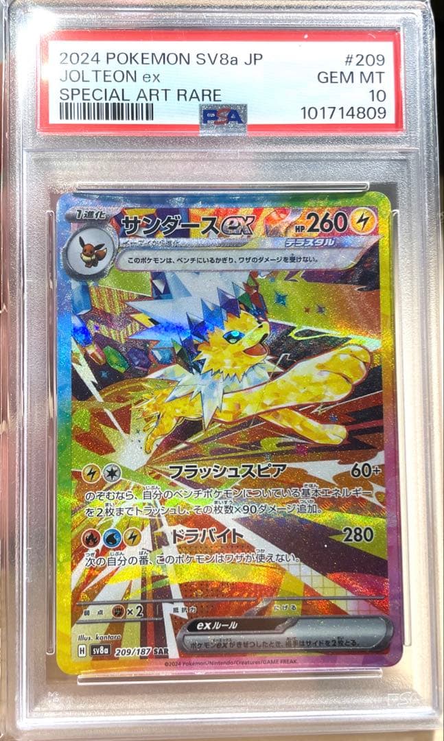 サンダースex SAR SV8a テラスタルフェスex 209/187