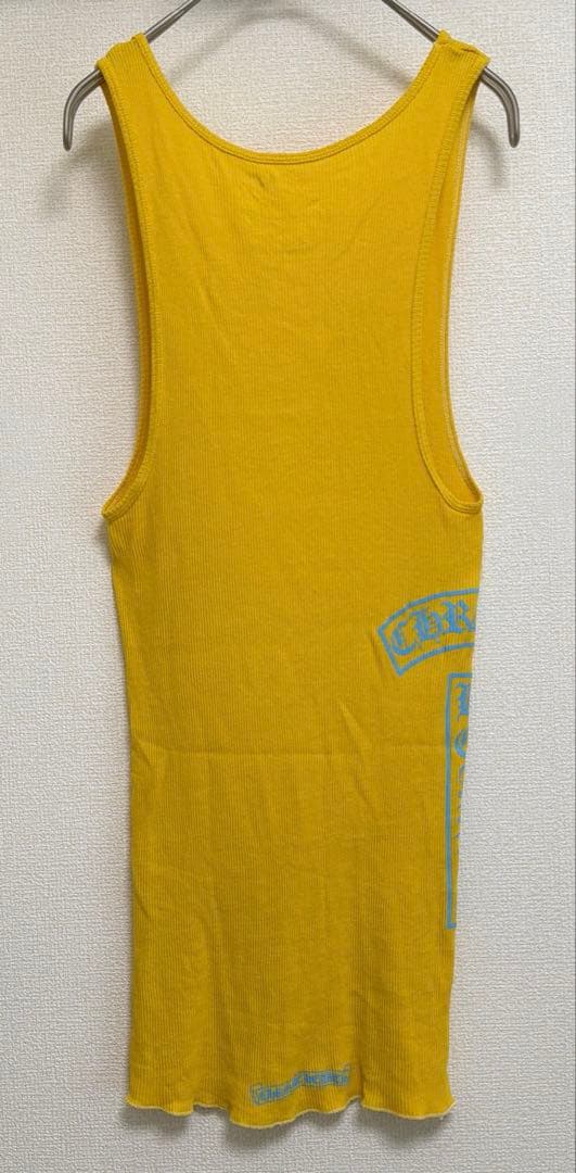 【希少 入手困難】クロムハーツ ロゴプリント タンクトップ