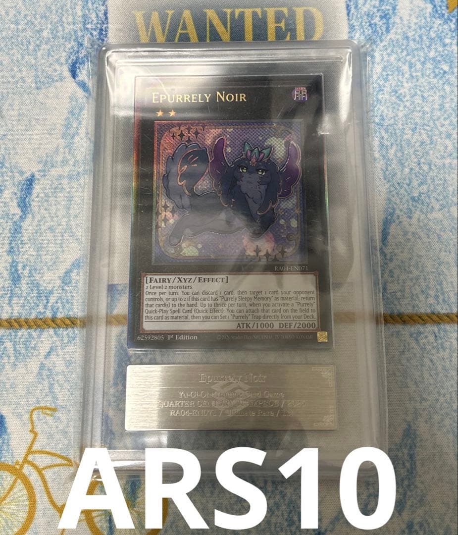 遊戯王 エピュアリィノワール レリーフ アルティメットレア ARS10