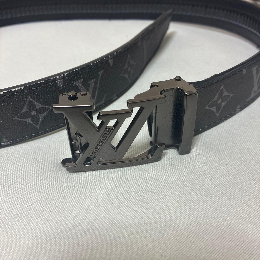 綿*し様 Louis Vuitton ブラック レザーベルト