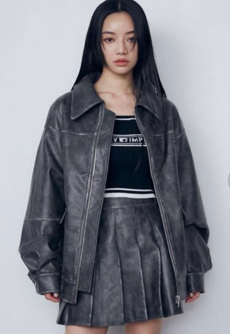 EMODA ヴィンテージライクオーバーブルゾン