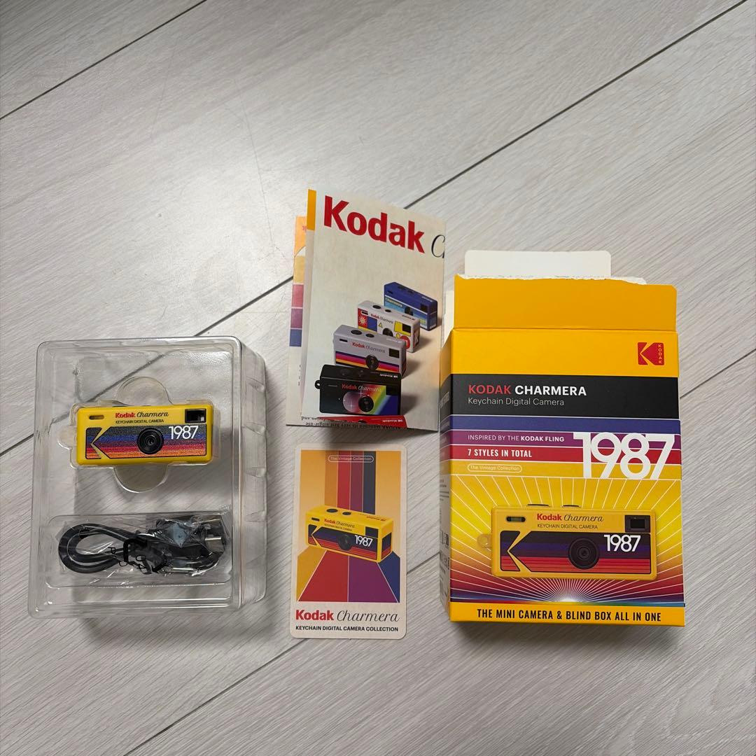【即日発送】Kodak Charmera キーチェーンデジタルカメラ 1987