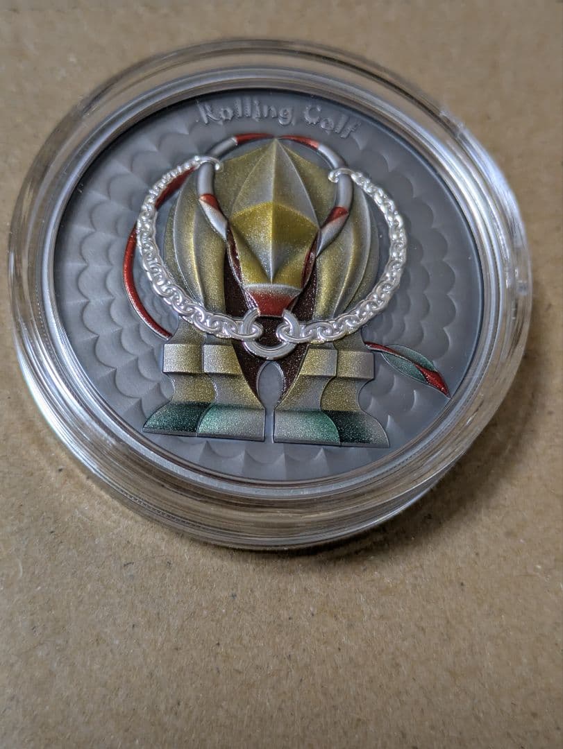 ローリングカーフクリブディット1オンス純銀プルーフ