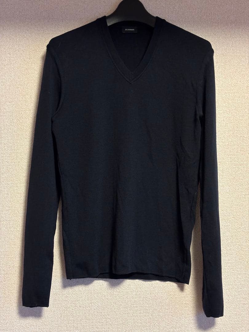 ジルサンダー　JILSANDER Vネックニット