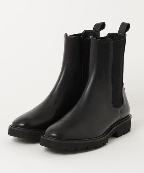 Demi-Luxe BEAMS サイドゴアブーツ 35 BLACK 22cm