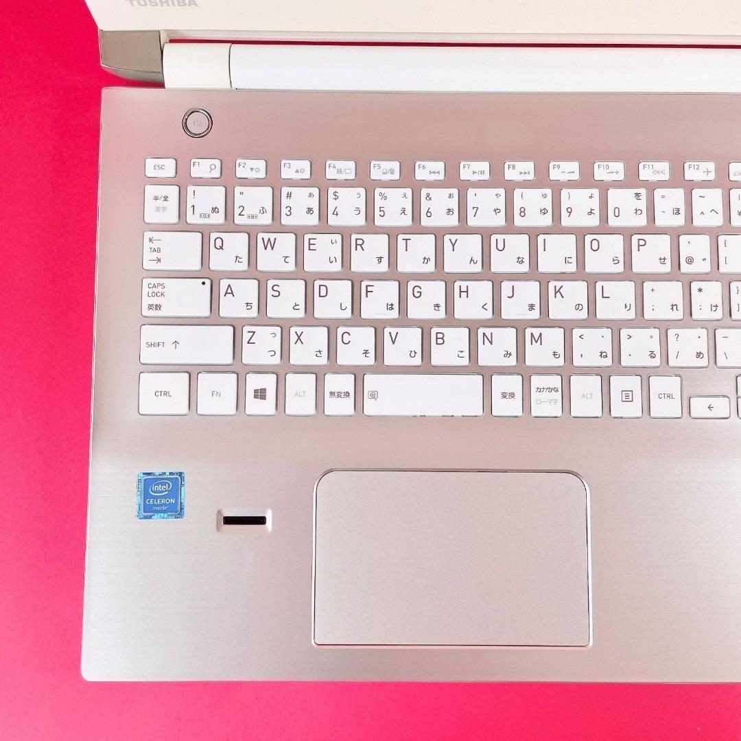 動作良好❣️ブルーレイ✨️おしゃれゴールド薄型ノートパソコン✨️快適SSDカメラ付き