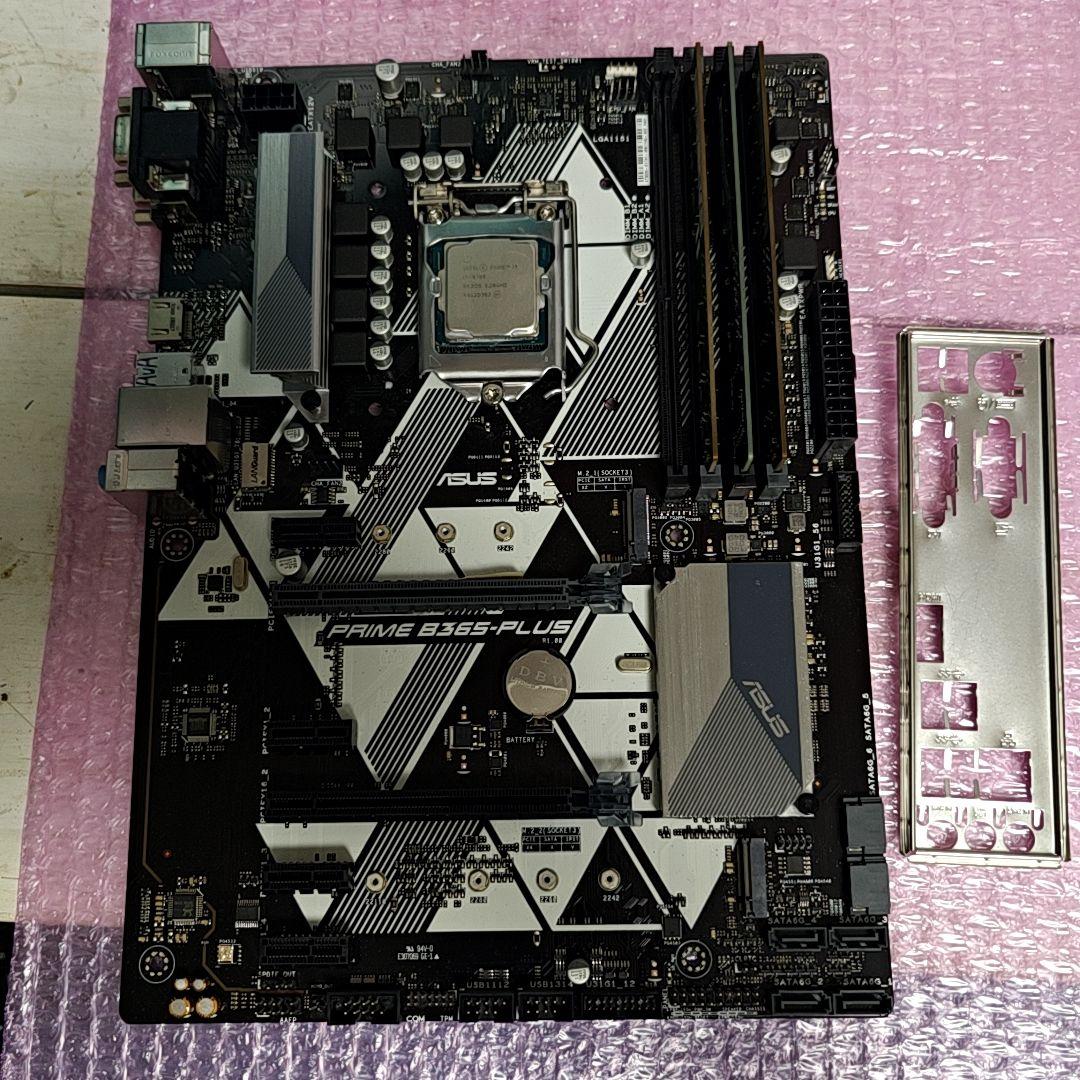 core i7 8700 + PRIME B365-PLUS + メモリ12GB