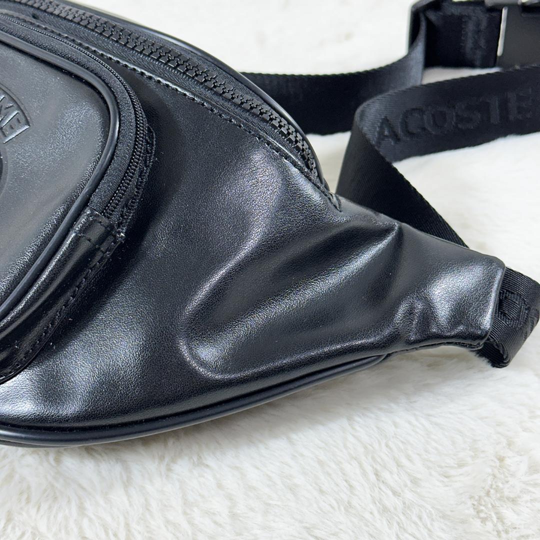 SUPREME×LACOSTE 18SS ウエストバッグ レザー 購入証明付