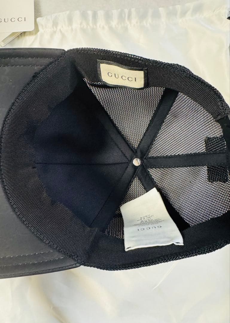 GUCCI グッチ GG柄 メッシュキャップ Sサイズ