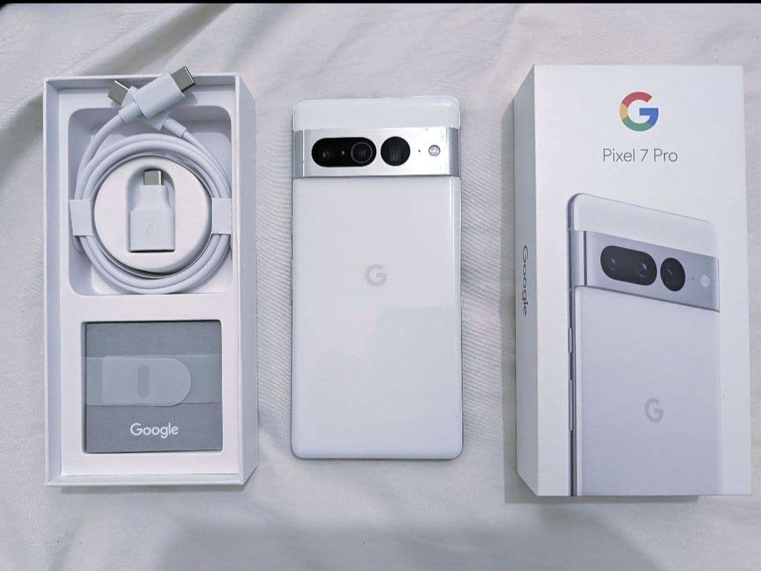 【美品】Google Pixel 7 Pro スノーホワイト/ 128GB