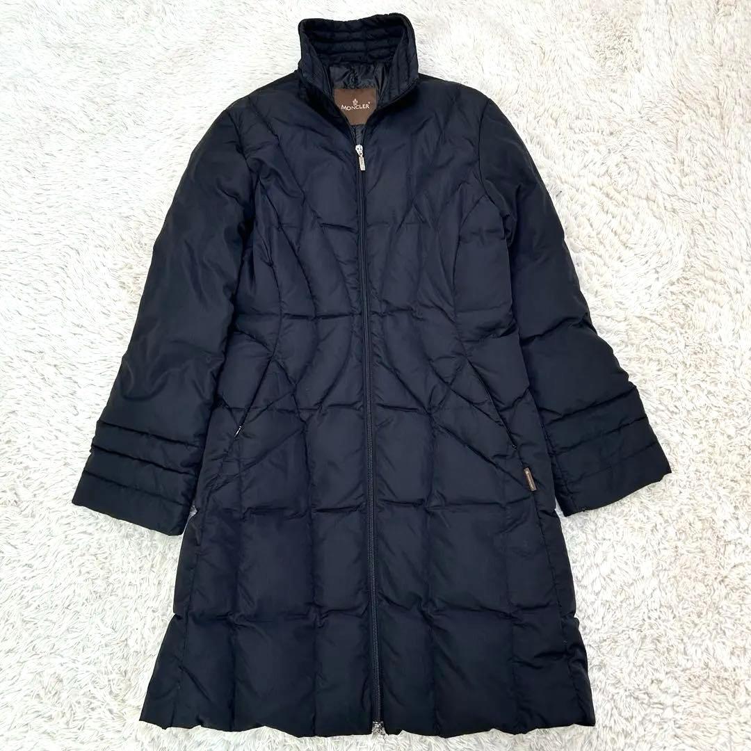 【訳あり】モンクレール モンタナ ロング ダウン 国内正規品 ブラック 茶タグ