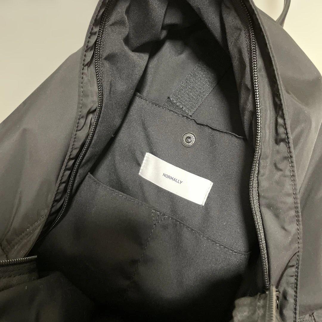 北欧暮らしの道具店NORMALLY バックパックリュックブラックレディースメンズ