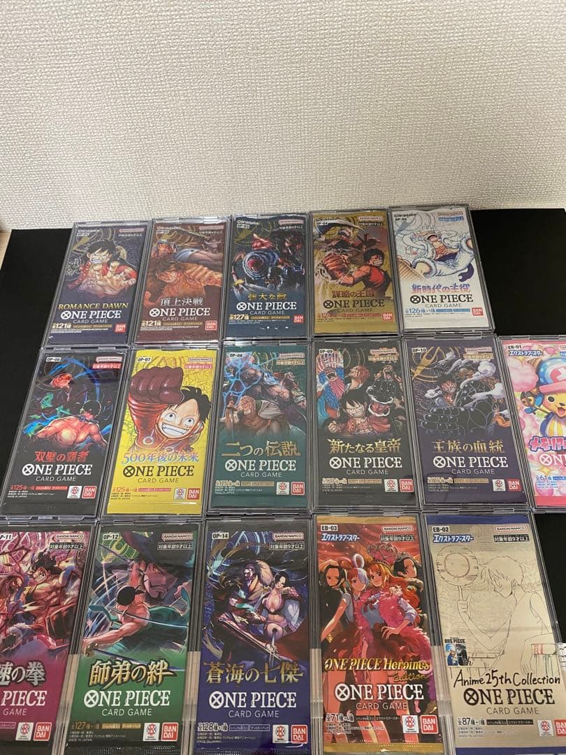 ワンピース カードゲーム 未開封パック16セット