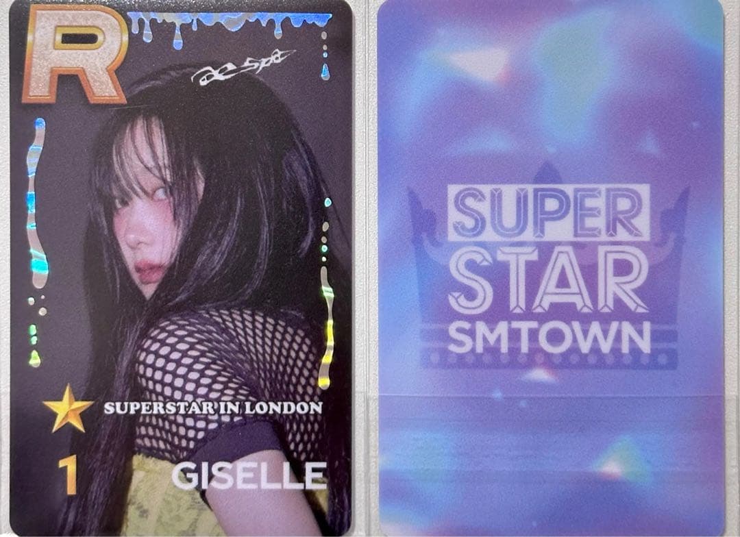 aespa SUPERSTAR SMTOWN ジゼル ロンドン 限定 トレカ