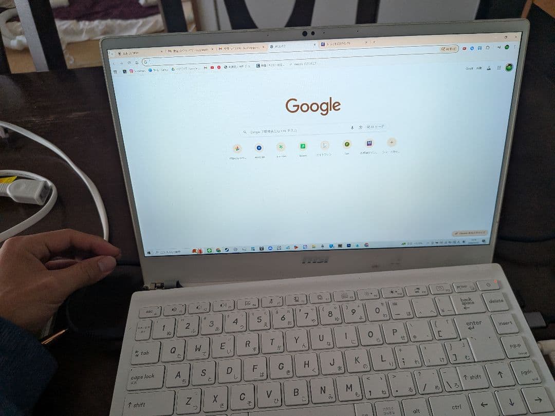 MSI ノートPC 14インチ。据え置きで使用推奨。ゲーム、動画編集可。