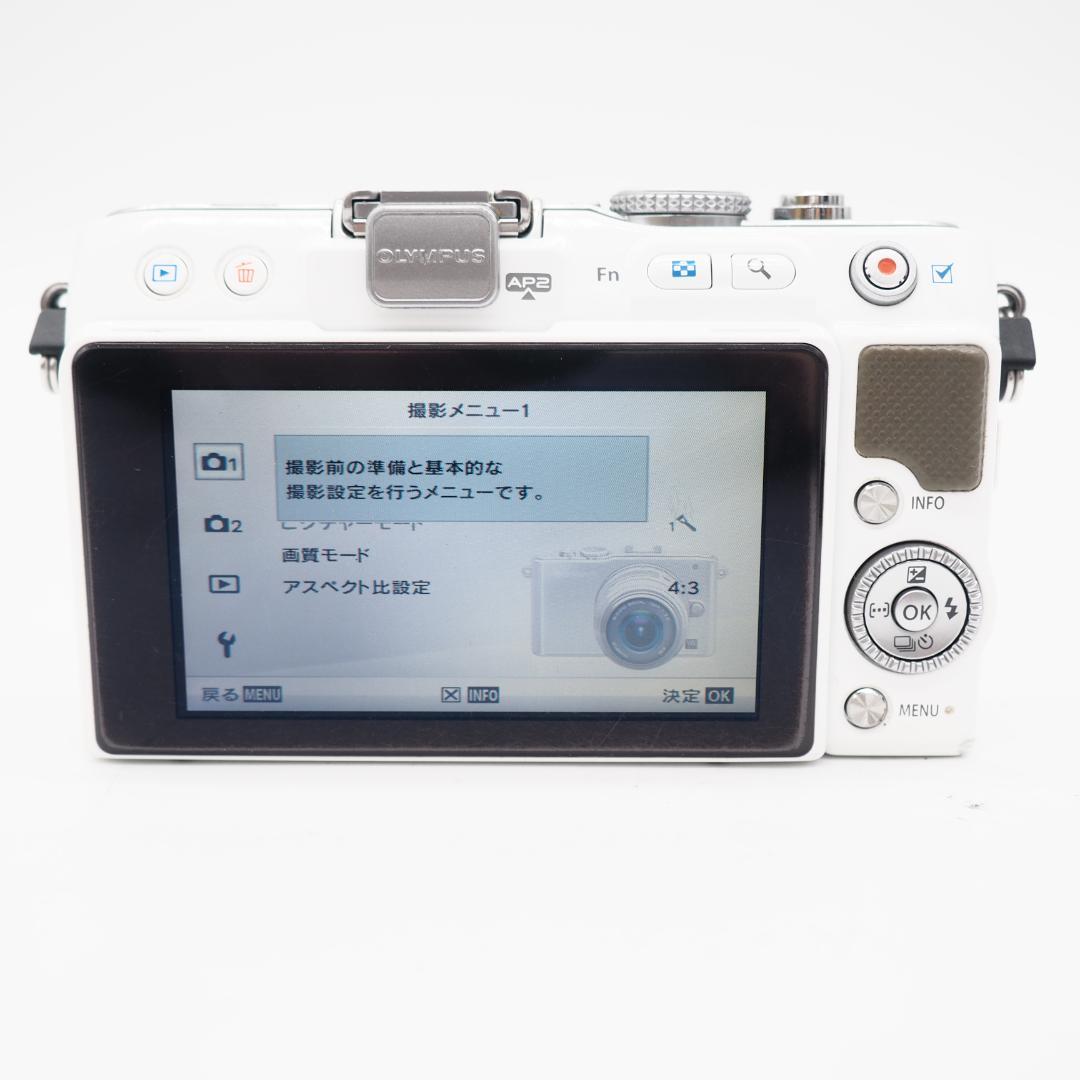 OLYMPUS ミラーレス一眼 PEN E-PL3 ホワイト