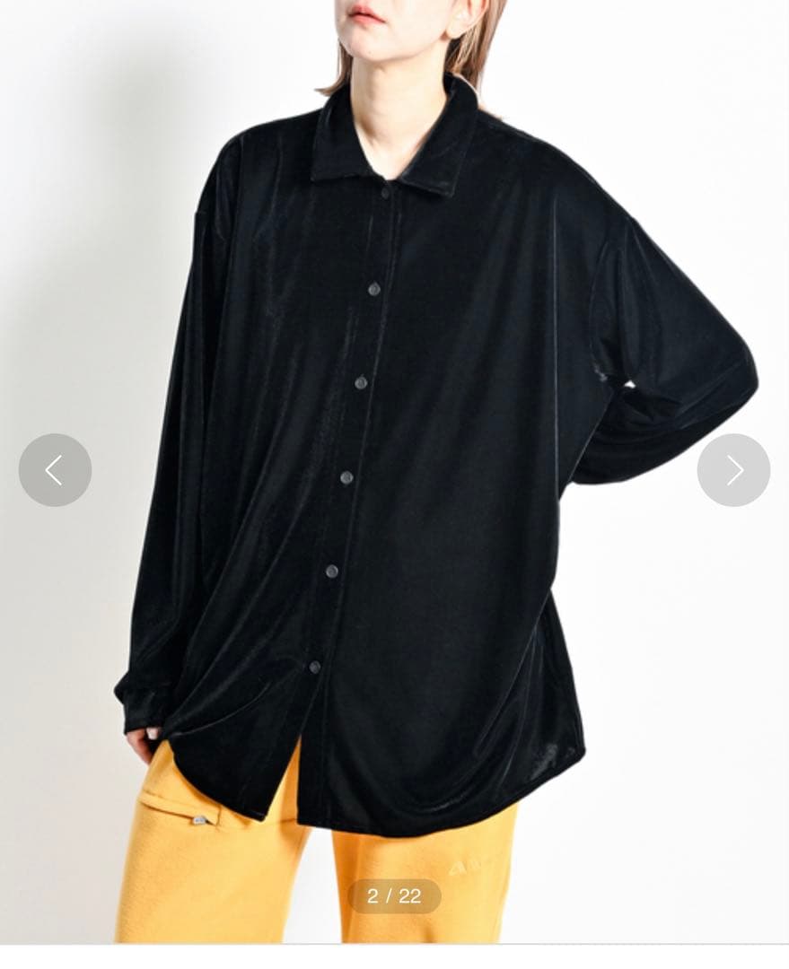 CITYSHOP VELVET OVER シャツ　シティショップ