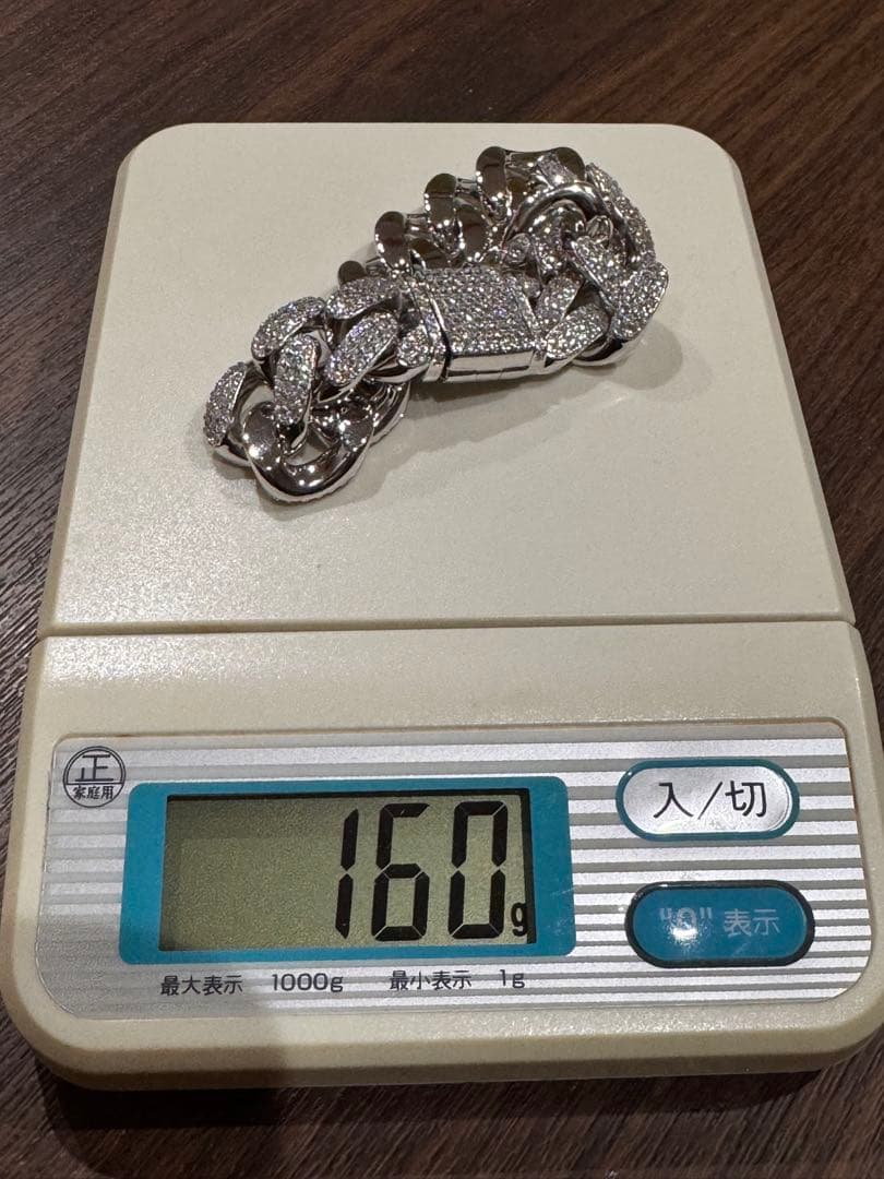 最終値下げ中！AVALANCHEマイアミシルバーブレスレット21㎝