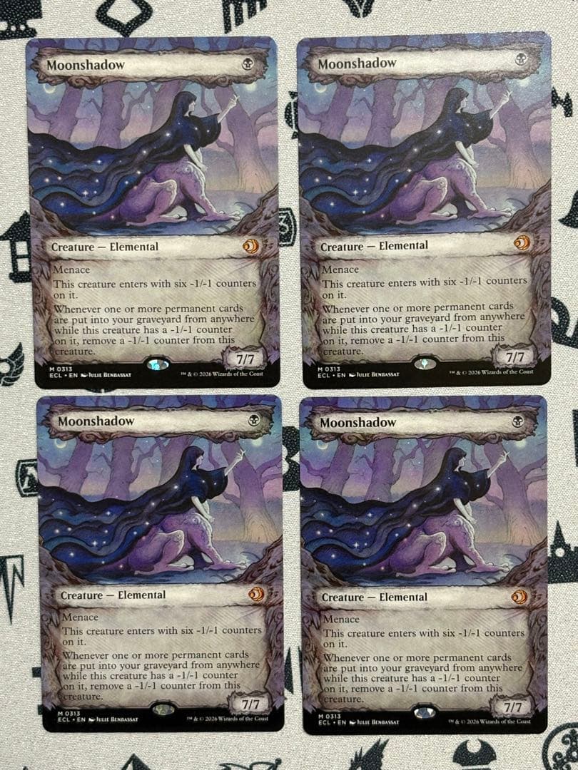 MTG 月影/Moonshadow 英語版 ボーダーレス4枚セット