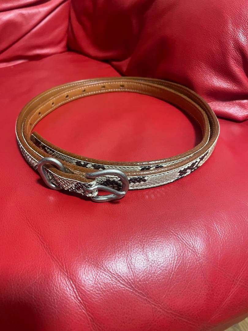 【がーくん着用】Hender Scheme パイソンテールベルト