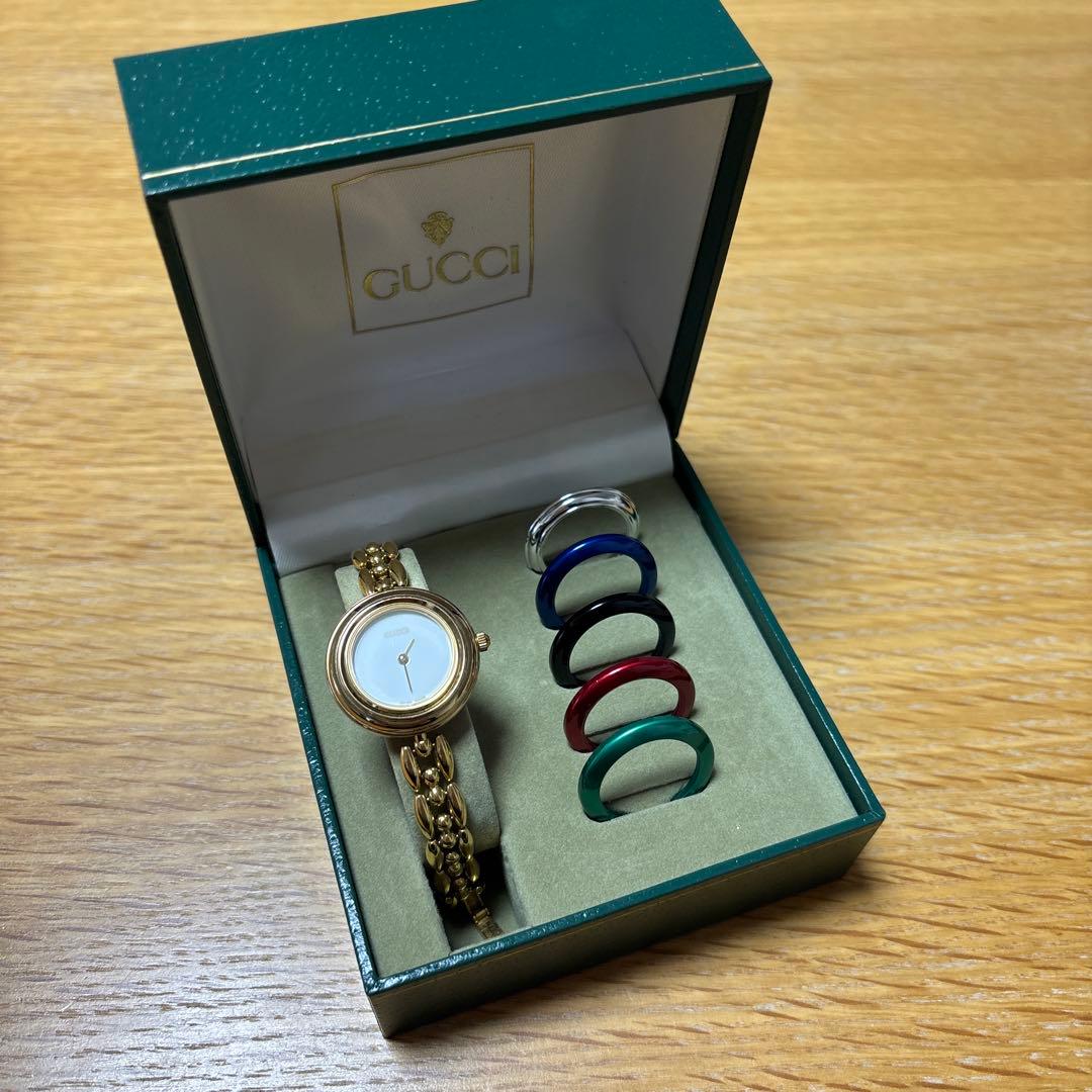 GUCCI ゴールド アナログ腕時計 セット