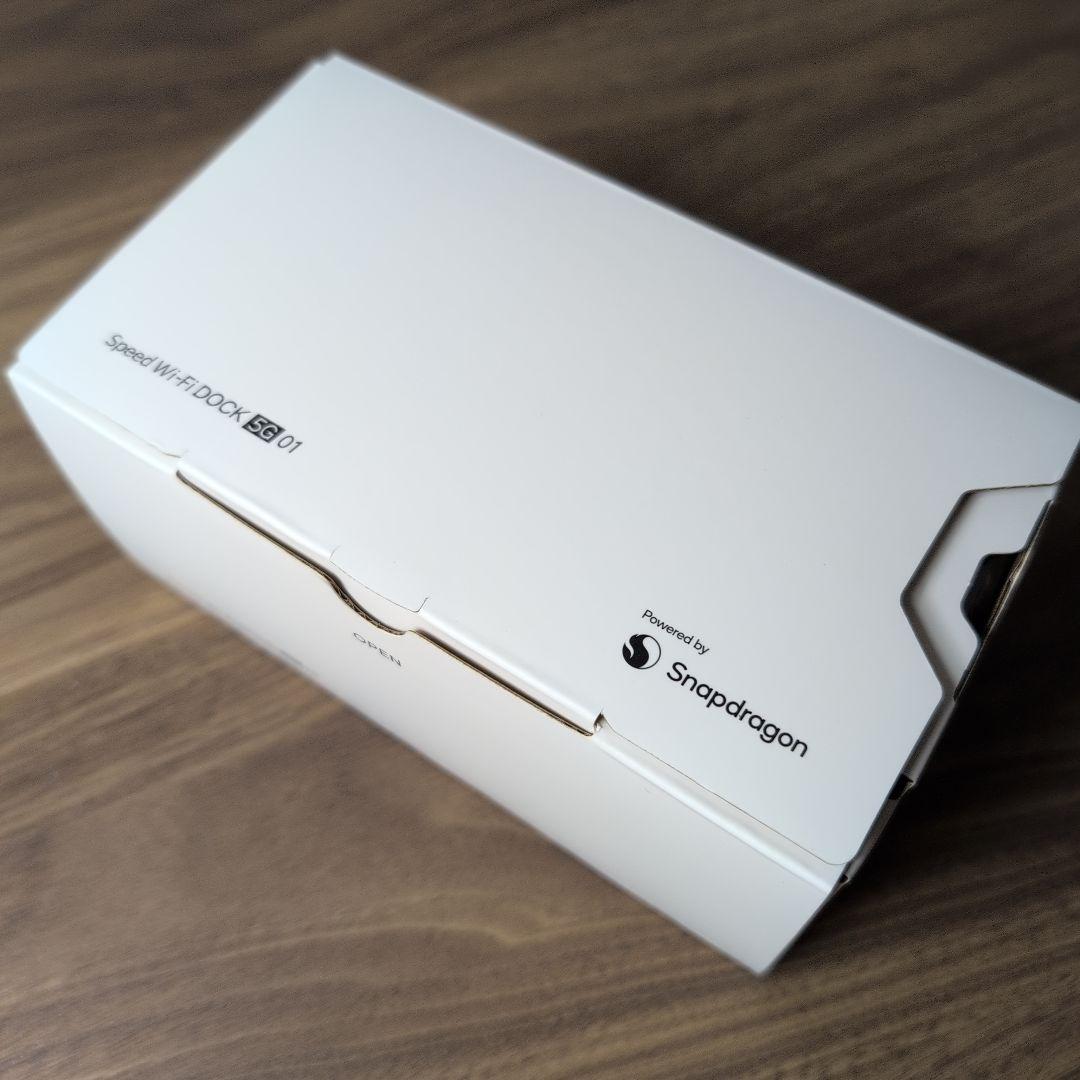 Speed Wi-Fi DOCK 5G 01 ブラック 新品 未使用 ルーター