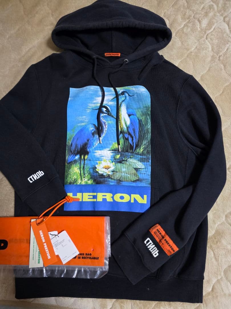 HERON PRESTON 定番 プルオーバーパーカーS
