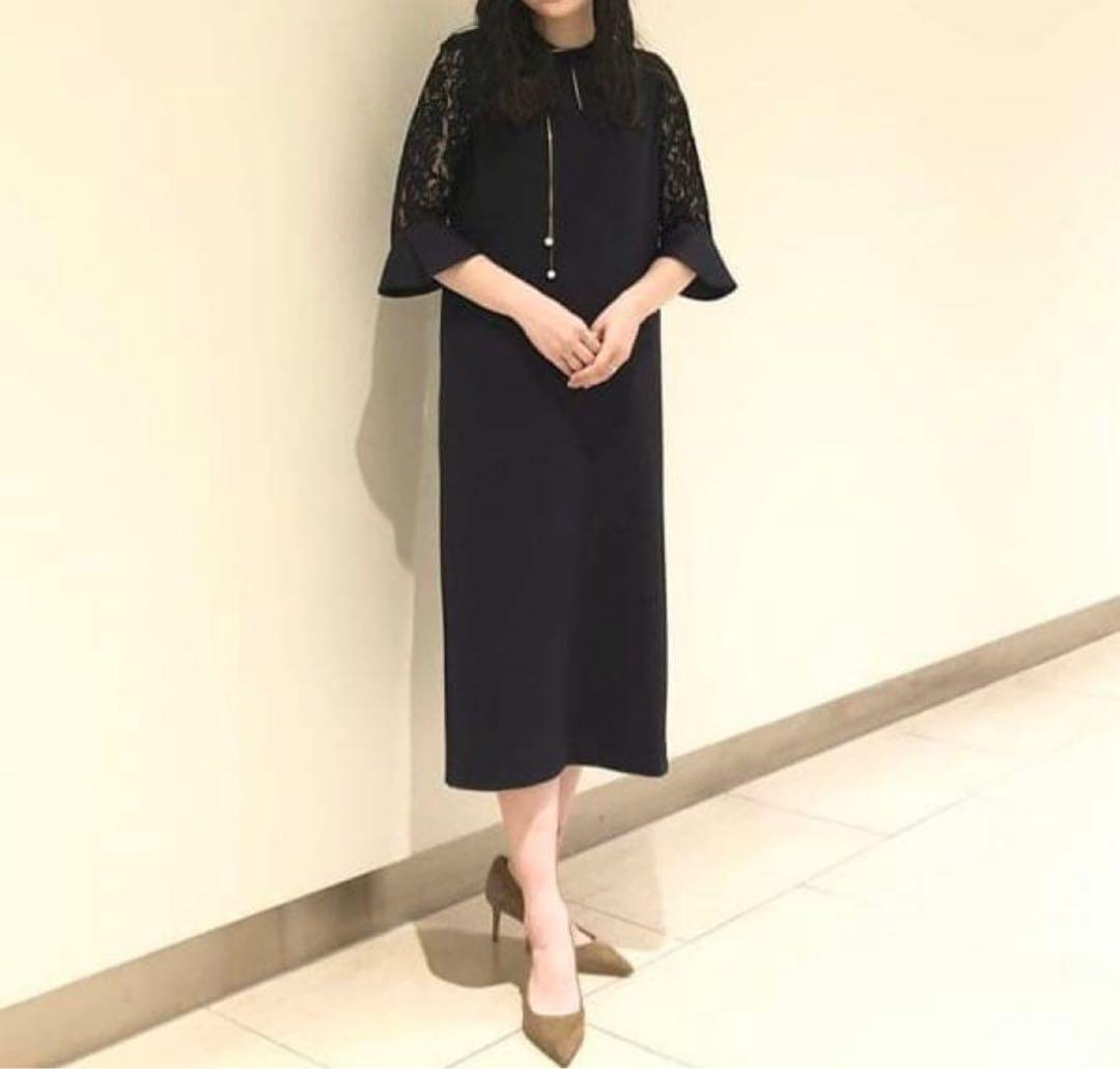 未使用　Demi-Luxe BEAMS フォーマル　ワンピース 38 レース