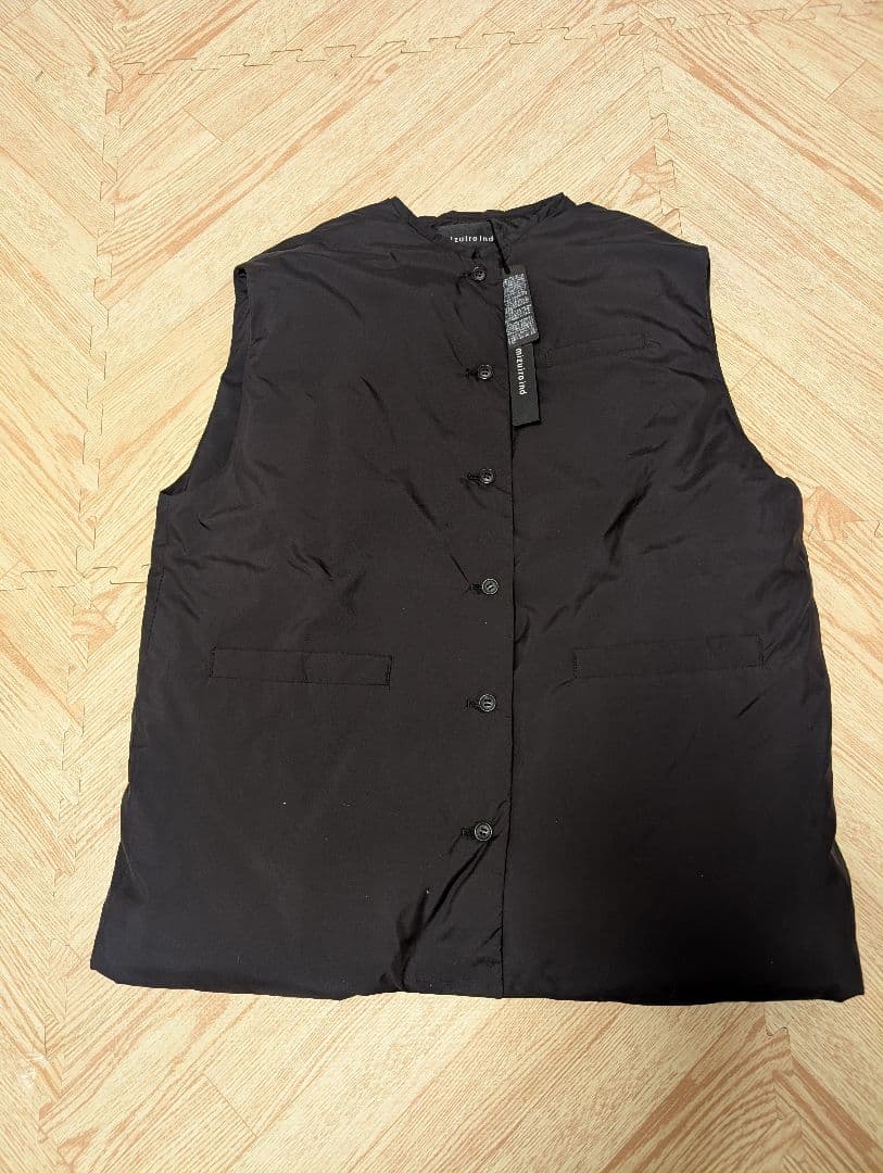 新品 ミズイロインド mizuiro ind ダウン ジレ ベスト