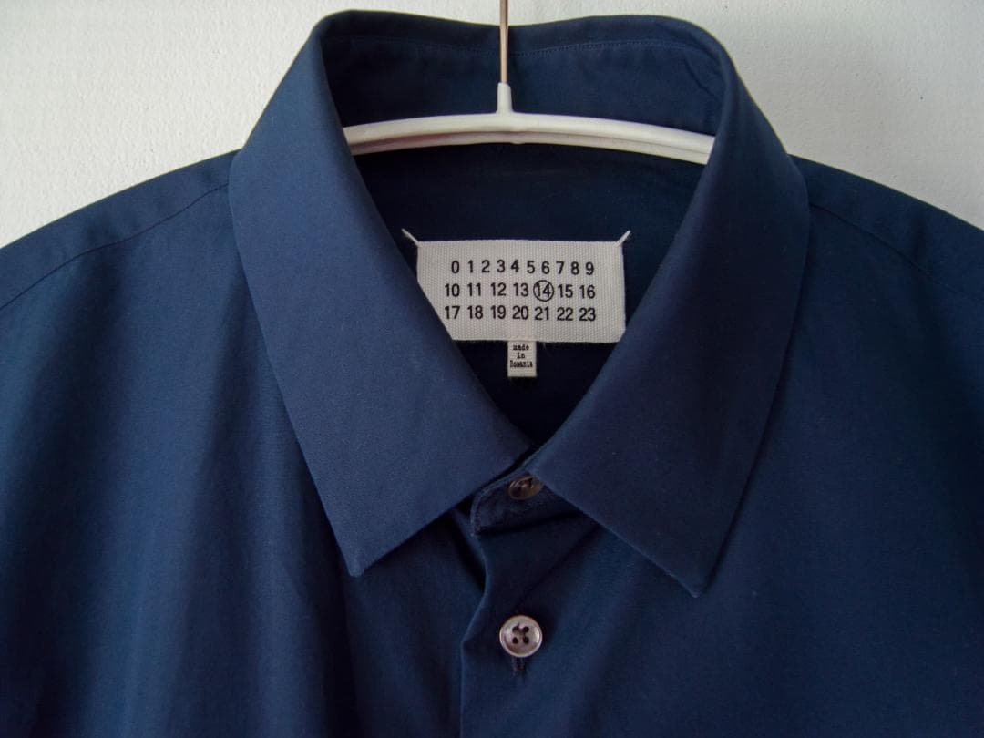 Maison Margiela マルジェラ ブルーシャツ 42 ルーマニア製