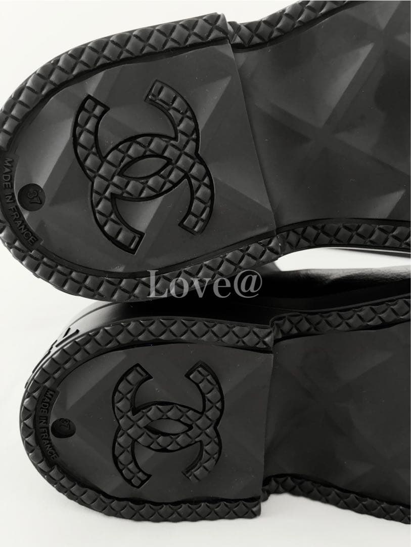 CHANEL シャネル レインブーツ 37 ジェニー着用 【新品未使用】