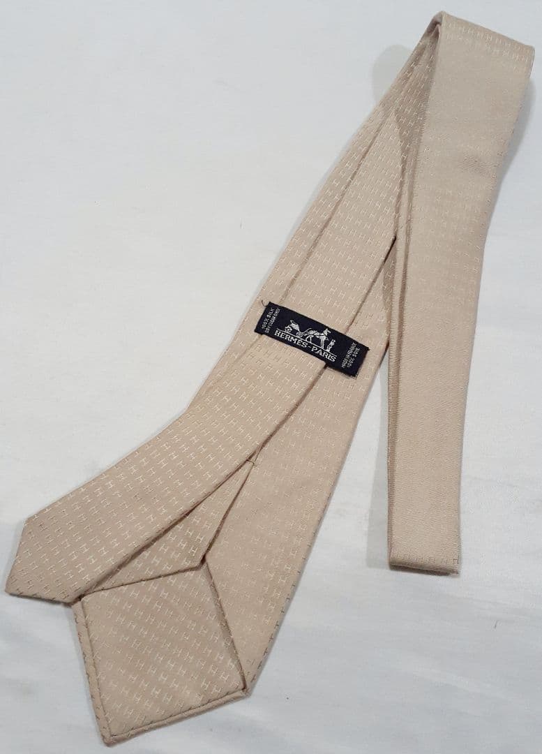 HERMES エルメス H柄 ファソネ ネクタイ