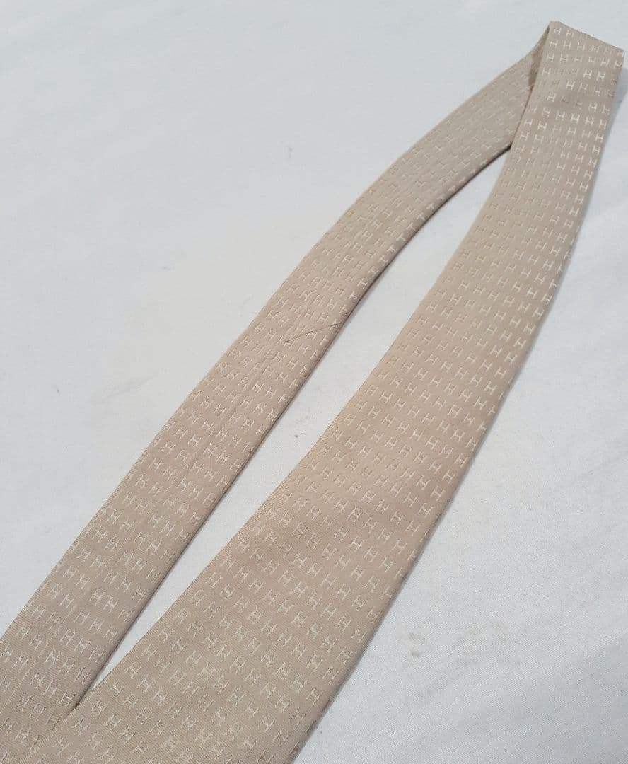 HERMES エルメス H柄 ファソネ ネクタイ