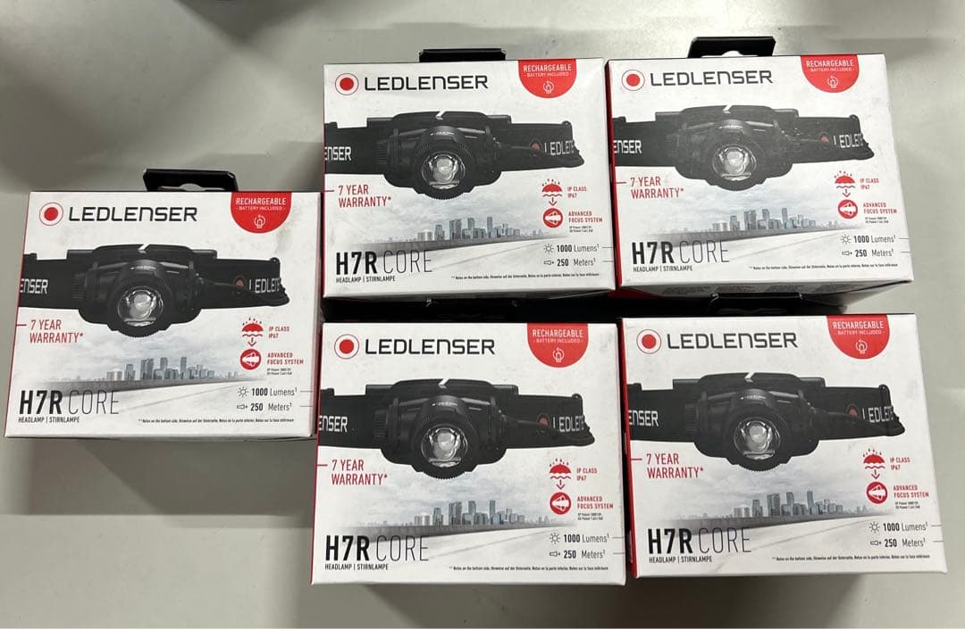 LEDLENSER H7R CORE ヘッドランプ　　　5セット