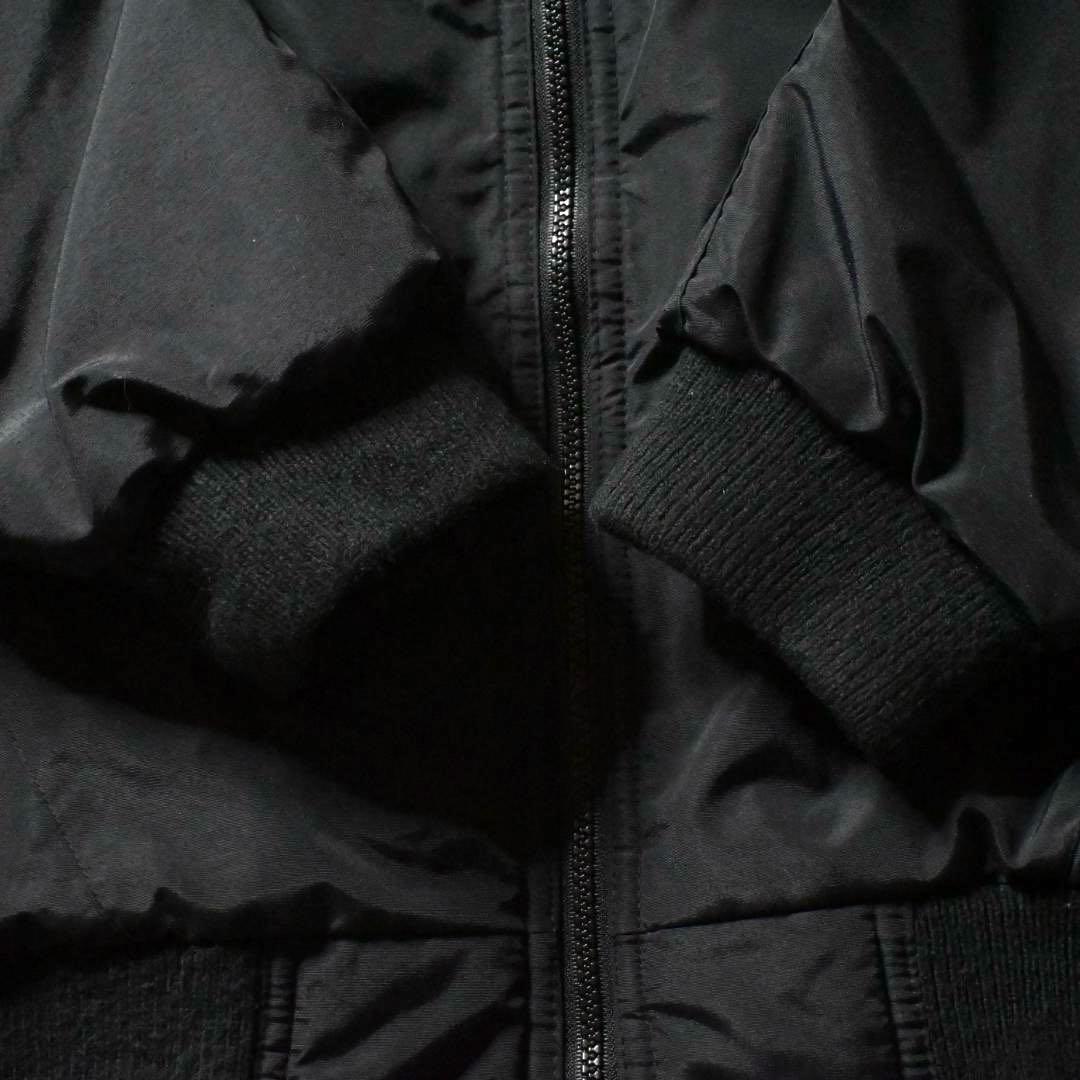 マ*号様 90s　FIELD MASTER　裏フリース ナイロンジャケット　ブラ