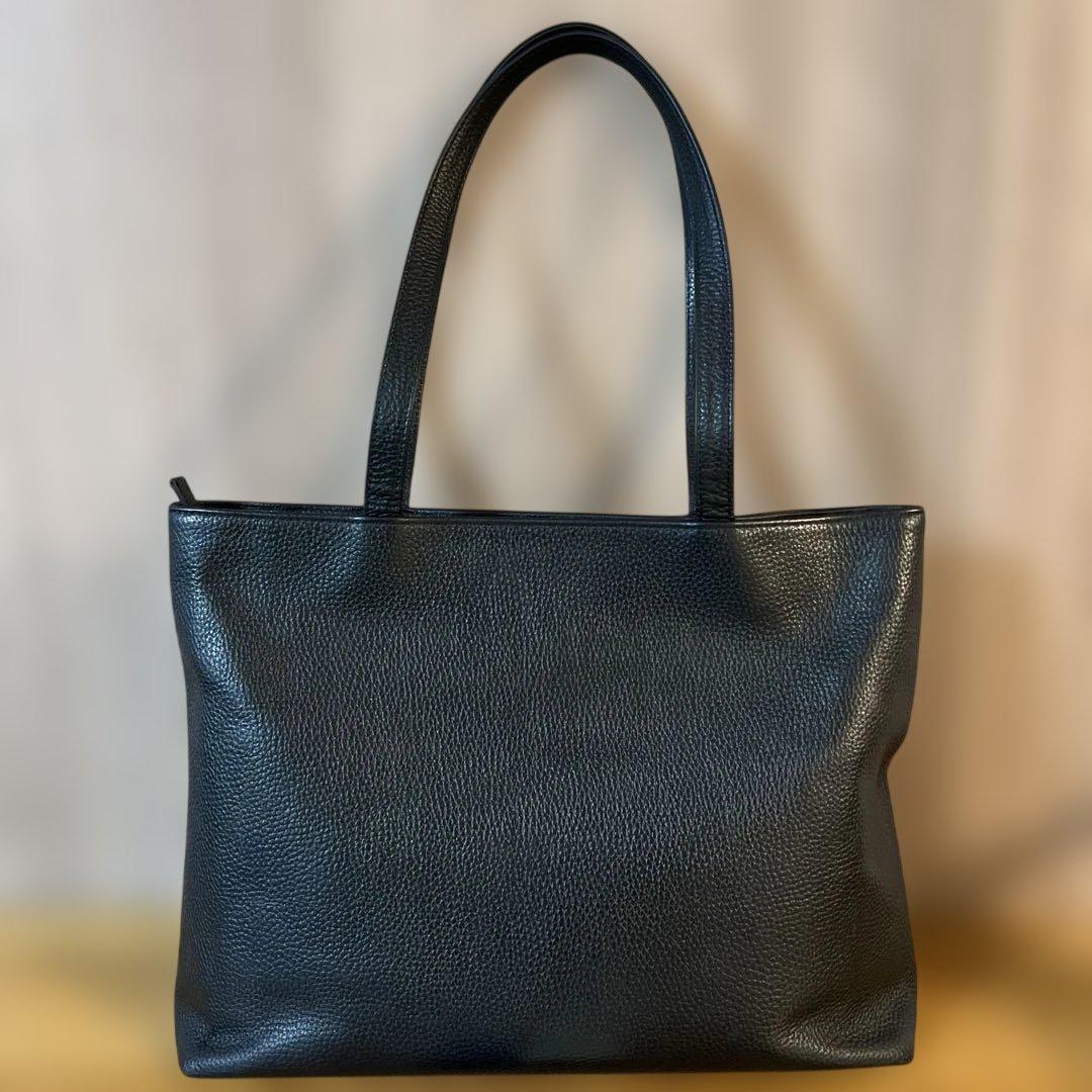 【1/4までセール中】HushTug ハッシュタグ レザートート ブラック