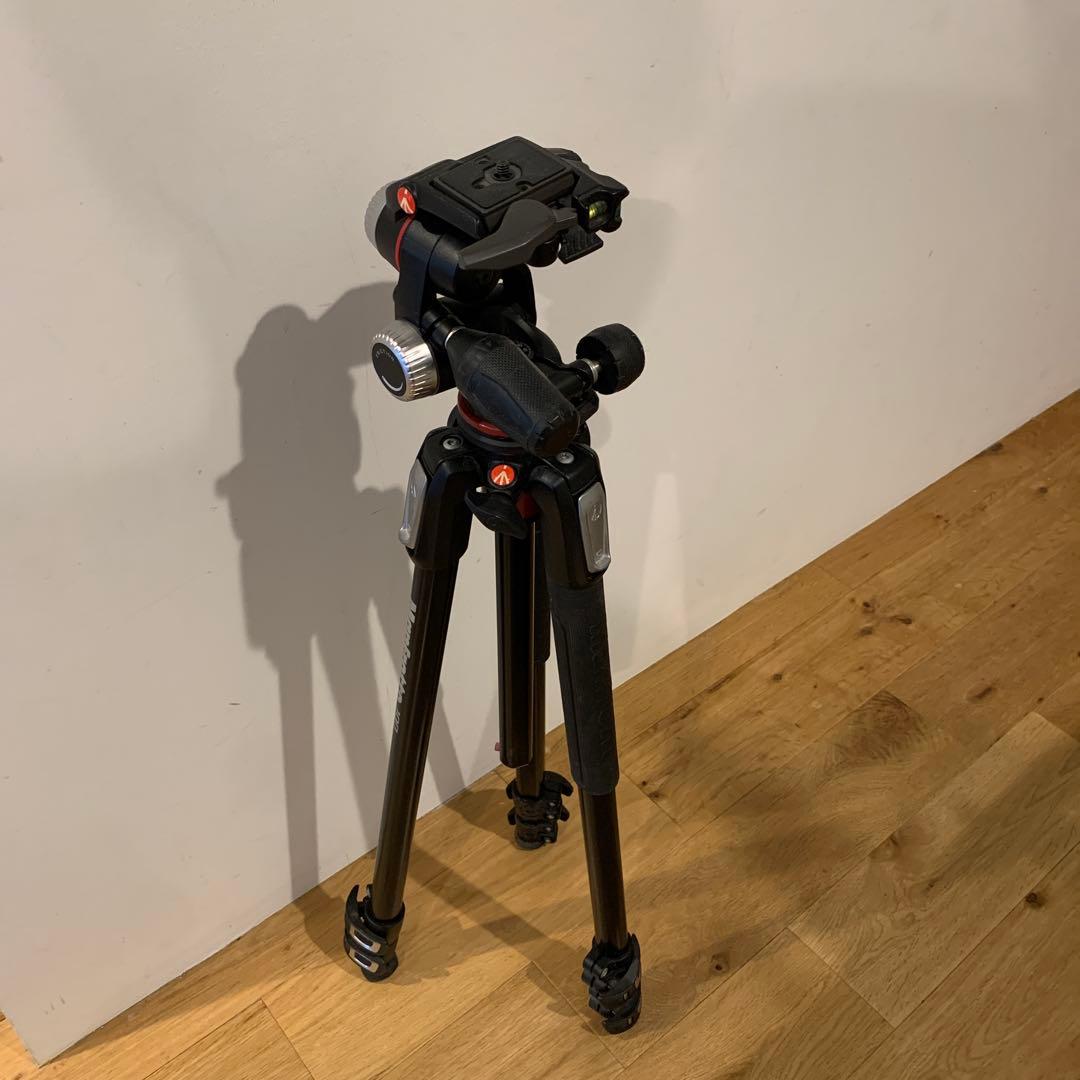 【美品】Manfrotto 190 3段 + XPRO3ウェイ雲台