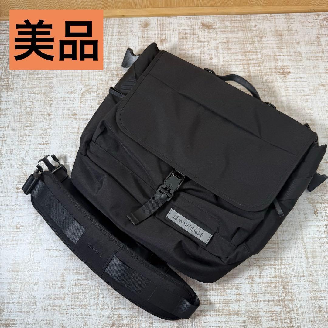 WHITEAGEホワイタージュMOD.NAVYMessenger バッグ