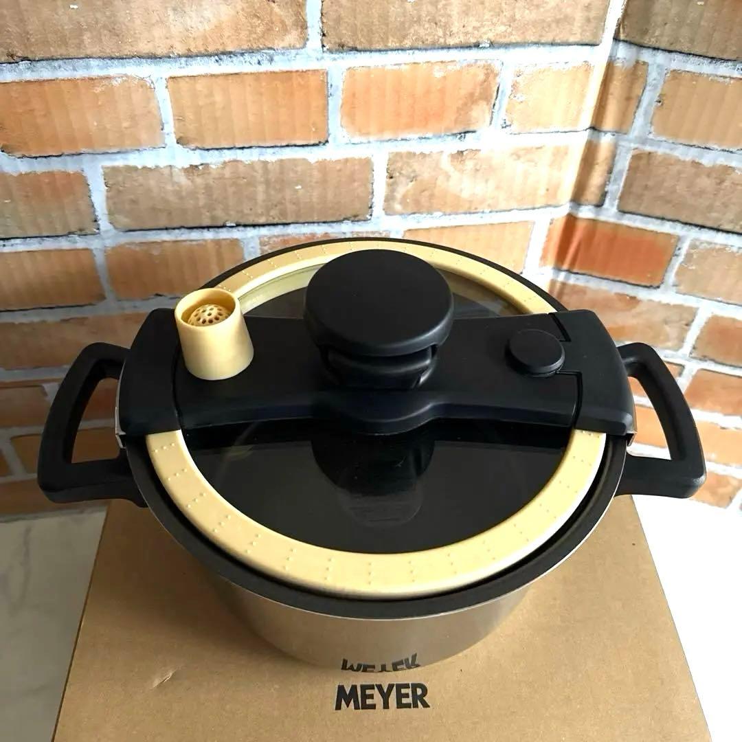 美品MEYERマイヤー圧力鍋20cm３L
