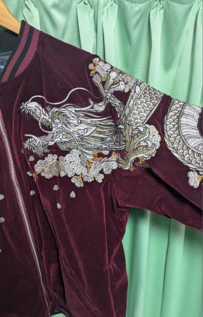 T*\"様 ONI DENIM 別珍スカジャン XXL